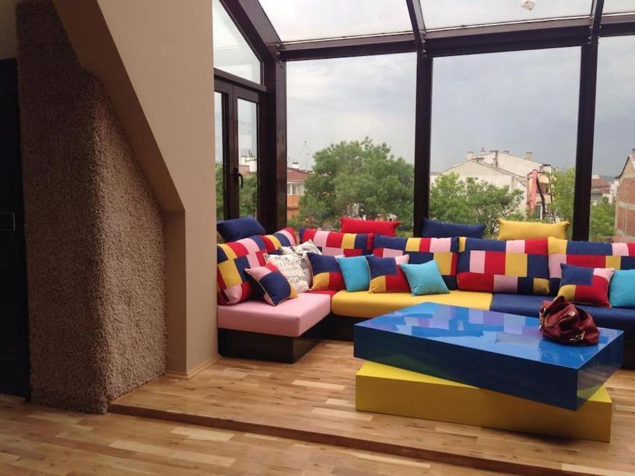 Art Penthouse Lejlighed Burgas City Eksteriør billede