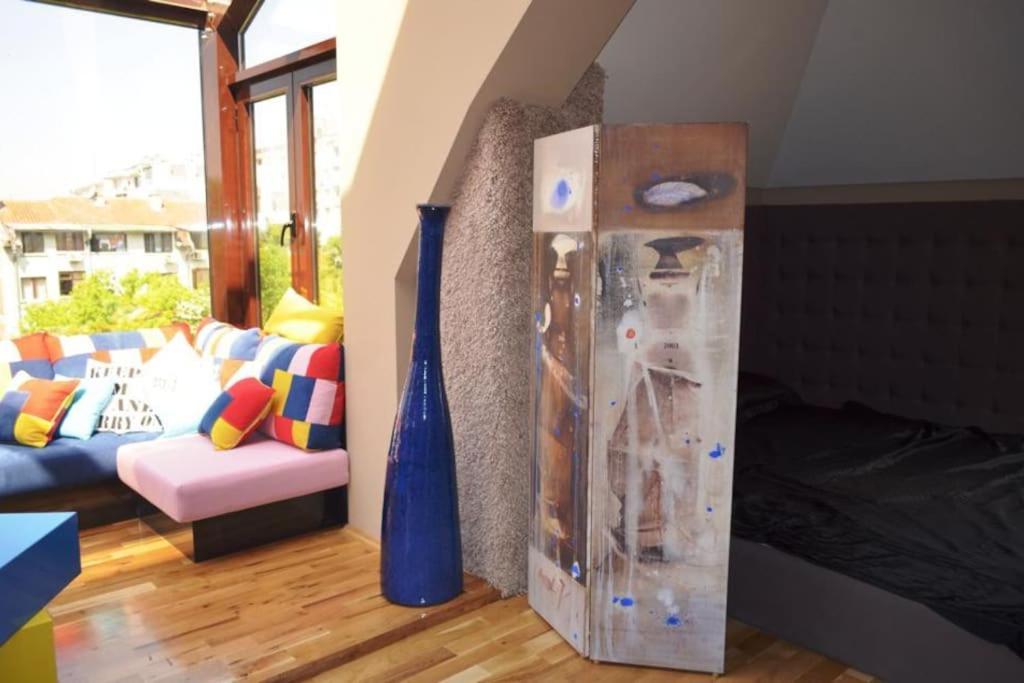 Art Penthouse Lejlighed Burgas City Eksteriør billede